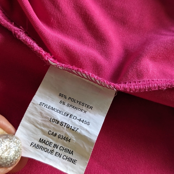 RICKIS Designer Luxury Pink Blouse Side XXL - Picture 13 of 16